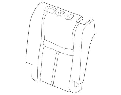 Cojín trasero izquierdo para Nissan Rogue 2014-2020 (N/P 88661-4BC1A)