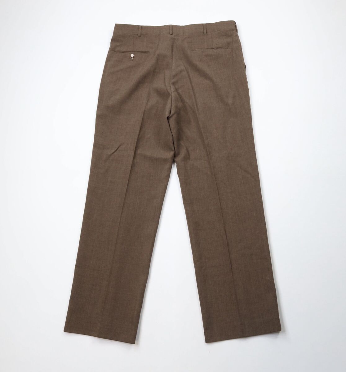 Vintage 70s Streetwear Mens 34x32 Wool Flared Wide Leg Chino Vintage 70s Streetwear Mens 34x32 Wool Flared Wide Leg Chino
