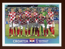 2022 Fifa World Cup Panini Sticker Qatar CROATIA TEAM Croatia CRO1