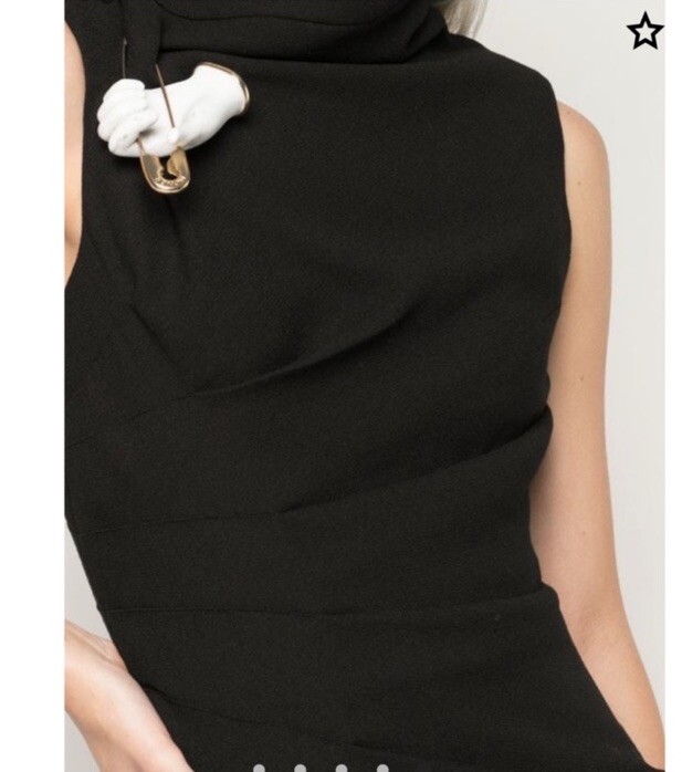 asymmetric dress wedding guest High Low Scoop Neck Asymmetrical Wedding Guest Dress main image 1