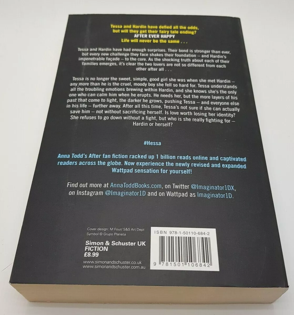 After Ever Happy Free Online After Ever Happy By Anna Todd Paperback 2015 Free UK 1st Class Post 9781501106842 | eBay