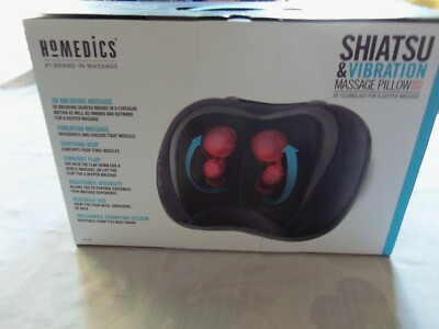 Shiatsu Massage Pillow, Vibration ,with heat, NIB never used