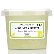 10 LB FRESH ALOE VERA BUTTER  ORGANIC PURE COLD PRESSED 