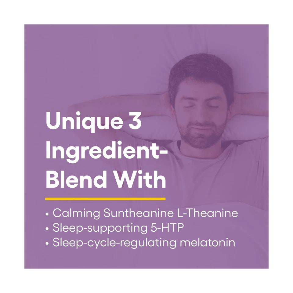 Factores Naturales, Estrés-Relajar Sueño Tranquilo Masticable, Apoya el Sueño Completo... Foto 2 de 4