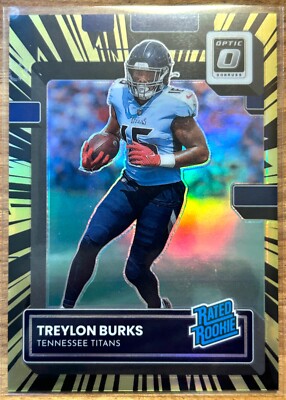2022 Donruss Optic - Treylon Burks - Rated Rookie - Electricity Prizm SSP /65