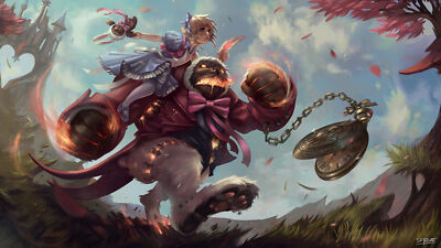 Anime Annie League Of Legends Tibbers League Of  Gaming Mat Desk 9826