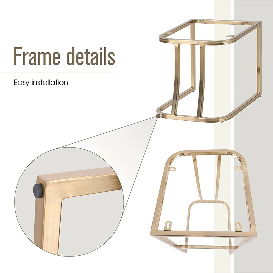24'' Bar Stools Counter Height Dining Chairs Upholstered Modern Indoor Barstool - Image 3 of 4