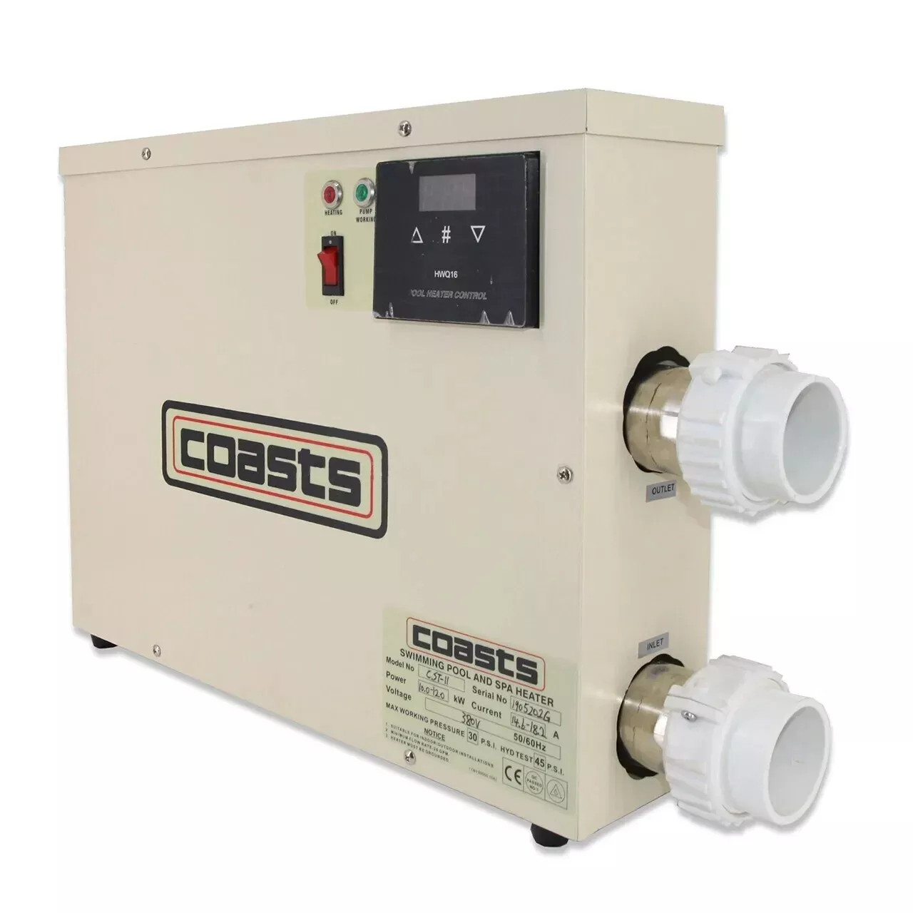 Calentador de agua eléctrico SPA para piscina 18KW temperatura constante 220V