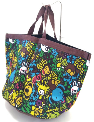 BAPE KIDS Tote Storage Bag MILO Island 2017 SS Magazine Free Gift  A Bathing Ape