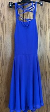 Lulus NWT Lace-Up Royal Blue Mini Dress Womens Size "XS"