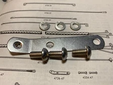 Harley Knuckle Pan Relay Timer Cable Bracket 1947-53 OEM# 56628-47 4726-47 USA
