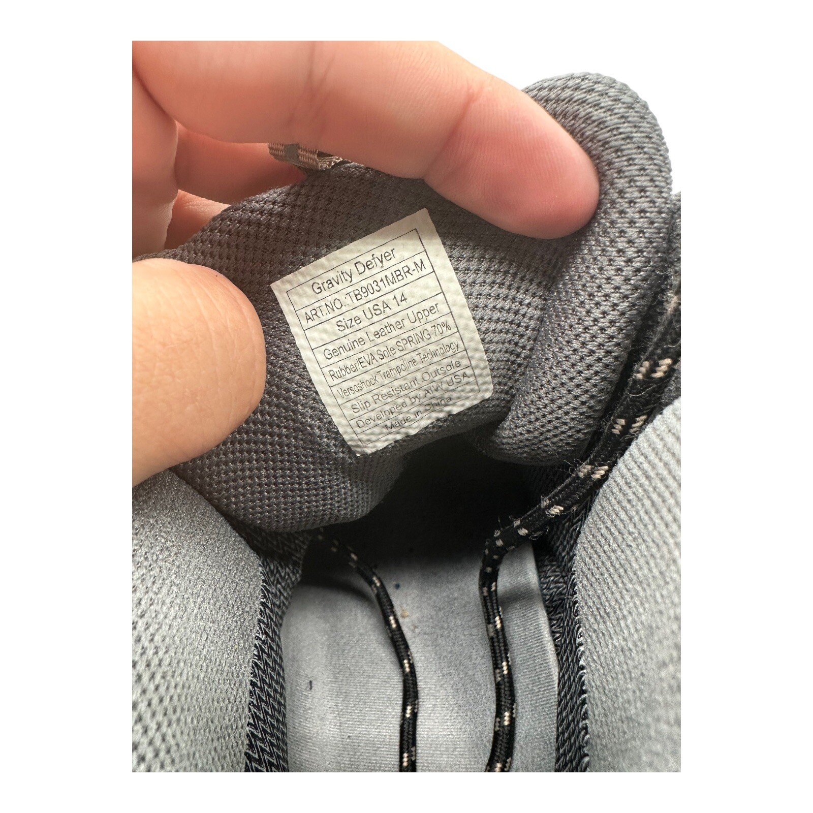 Gravity Defyer GDEFY Sierra Hiking Boots TB9031MBRM Trampoline Tec