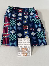 TC Tall And Curvy Lularoe Leggings Gorgeous Multicolor Geometric NWOT New