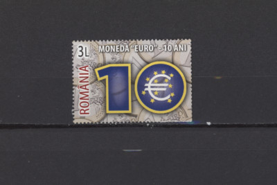 s50187 RUMÄNIEN POSTFRISCH ** 2009 10 Jahre Euro 1v