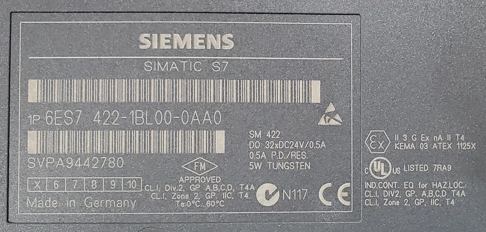 Siemens GES7 422-IBL00-0AA0 Output Module - FREE SHIPPING - Image 2 of 4