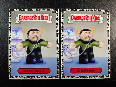 SP Black Star Trek Next Generation Brent Spiner Data Spoof Garbage Pail Kids