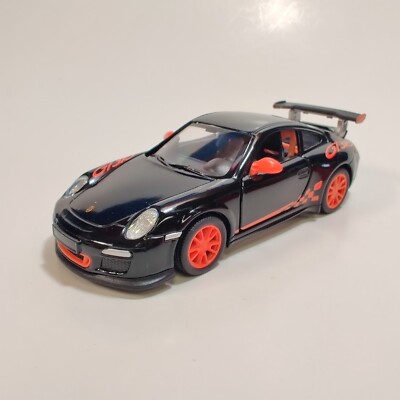 KINSMART 1:36 scale 5'' 2010 Porsche 911 GT3 RS diecast model toy car (BLACK)