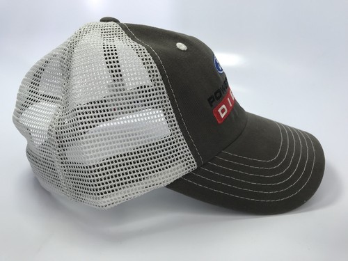 Ford Power Stroke Diesel Hat / Cap - Gray w/ White Mesh & Power Stroke Emblem - Picture 5 of 5