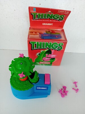 Vintage MB Spiele DINGE Grabbit funktionstüchtig im Karton fast komplett gebrauchter Zustand 