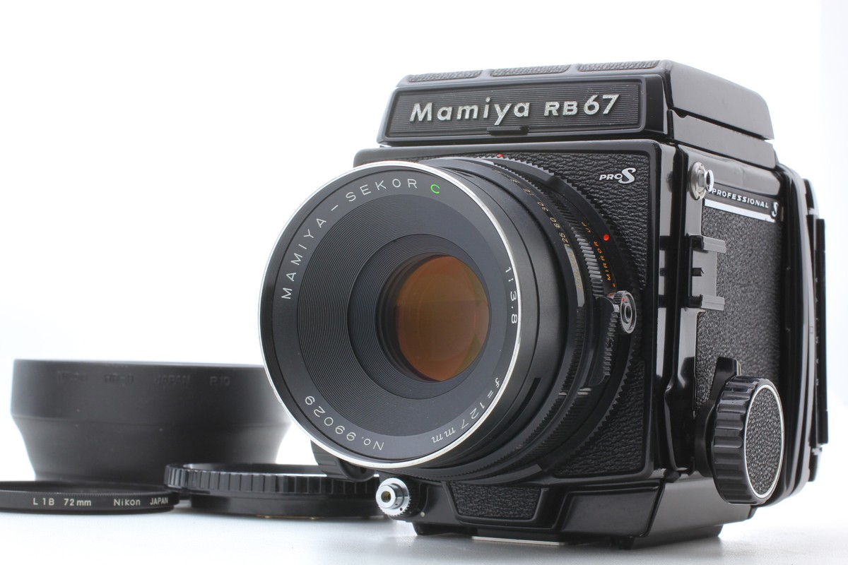 ★美品★ MAMIYA RB67 PRO S＋SEKOR C 127mm 3.8 Mamiya RB67 Pro S w/ Sekor C 127mm F/3.8 with Hood & 120