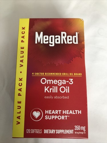 MegaRed 350mg Omega-3s Krill Oil 120 Softgels 20525953308 | eBay