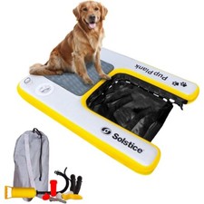 Solstice Inflatable Mini Pup Plank Swimming Pool Dog Ramp - Holds up to 30 lbs 