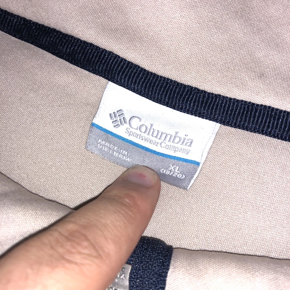 Columbia Mountain Sweater Girls XL Brown Outdoors Fleece Full Zip Pockets B2 - Image 3 of 4