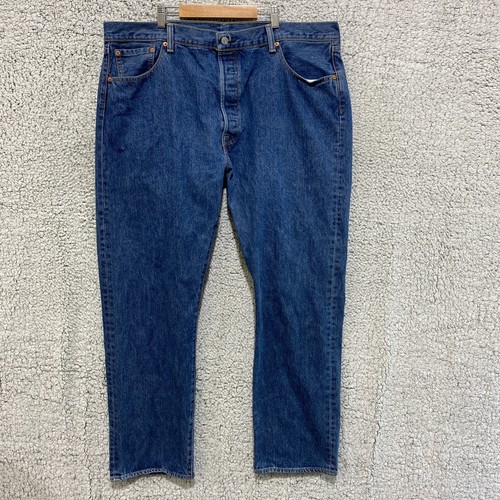 Levis 501 Jeans Mens 42 x 32 Dark Wash 