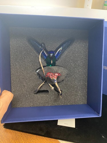 NEW Old Stock Swarovski Crystal Hummingbird 1188779 - Retired SHIPS FREE! - Picture 7 of 12