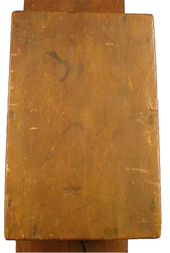 Flachskamm Hettchel Kardierwerkzeug mit Deckel Holz Holz Primitiv Antik - Bild 5 von 12