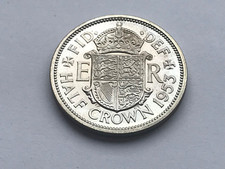 1953 ELIZABETH II PROOF HALF CROWN Copper-nickel 14.14g ⌀32.3 mm KM# 893