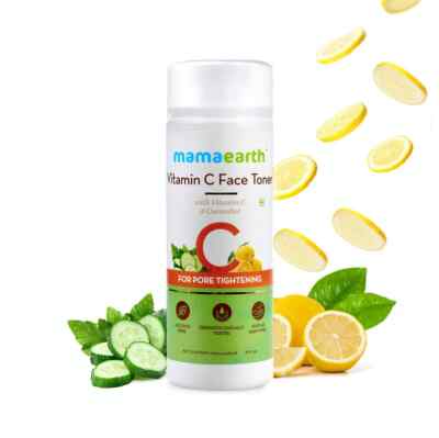 Mamaearth Vitamin C Face Toner with Vitamin C & Cucumber for Pore Tightening