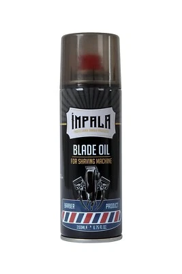 Impala Blade Oil Spray for Clippers, Beard Trimmers and Shavers Reduces Friction