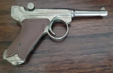 REDONDO AUTOMATIC  CAP PISTOL COLT LUGER TOY  VINTAGE SPAIN