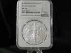 2014 W Burnished American Silver Eagle NGC MS70