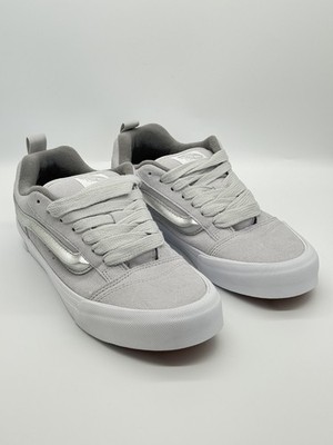Vans Knu Skool Sneaker Schuhe Größe 40,5 Metallic Silver Neu OVP