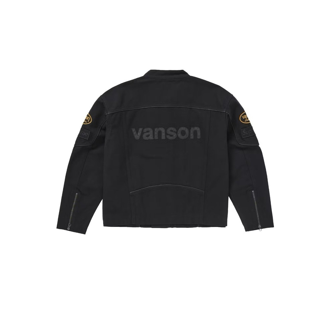 Supreme Vanson Cordura Cotton Jacket 黒 M In-Hand Supreme Vanson Leathers Cordura Cotton Jacket Black