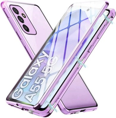 Ganzkörper Hülle für Samsung Galaxy A55 5G, Magnetische Handyhülle 360 Grad F...