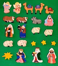 Kurt Adler Magnetic Nativity Advent Calendar Replacement Pieces (YOU PICK)