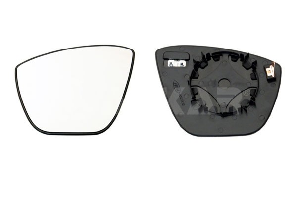 Alkar Spiegelglas AußEnspiegel 6431434 Beheizbar Konvex FüR Ford KA 3 UK FK TK-image