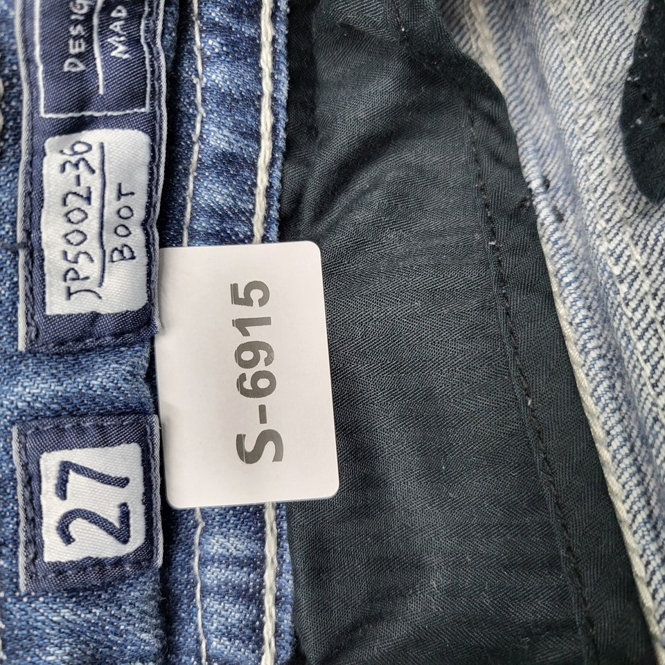 Jean Miss Me Boot Cut Taille 28 - Modèle JP5002-12R, Entrejambe 29,5 Pouces - Occasion Très Bon état