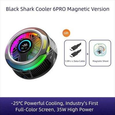 Original Black Shark Magnetic Cooler 6 Pro Semiconductor RGB Cooling Back Clip