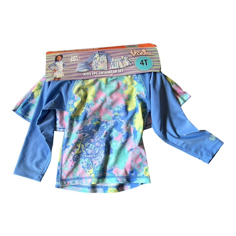 KIDS UV SKINZ 3 PIECE SWIM WEAR SET! SUNWEAR SET! UPF 50+