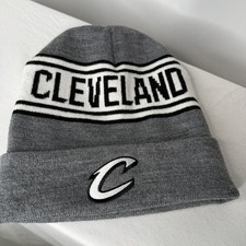 Cleveland Cavaliers Beanie Winter Hat Mens Womens Gray Black Cuffed