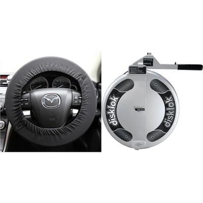 Disklok Small Steering Wheel Lock with Protective Steering Wheel Cover