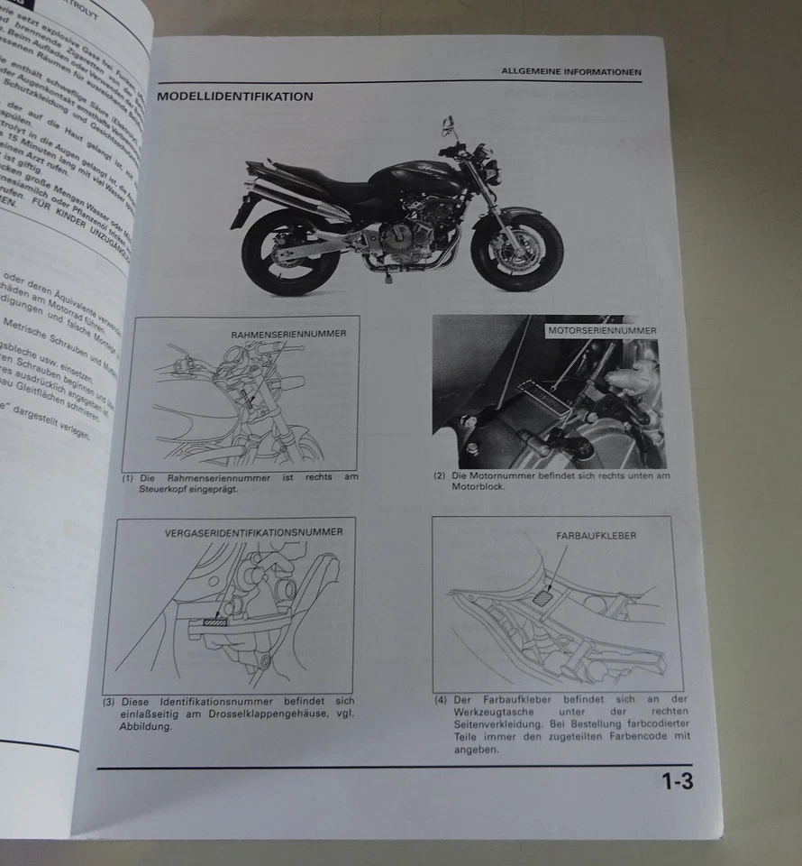 Manual De Taller Honda CB 600 F Hornet Tipo PC34 Año 1998 - Imagen 2 de 4