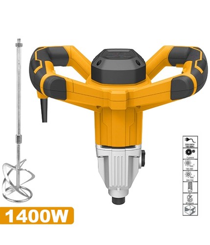 Miscelatore Malta Professionale 2100W - Agitatore Cemento Con 6 Velocità E Asta M14 - Foto 4
