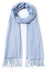 Pashmina Shawls and Wraps Scarf for Women Soft Large Winter Shawl Light Blue