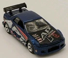 Vintage 2001 Hot Wheels Blue APT Motorsports Nissan Skyline 1:64 Diecast Car