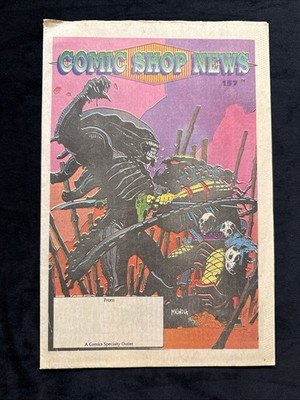 Comic Shop News Issue #157 Alien Vs Cover
